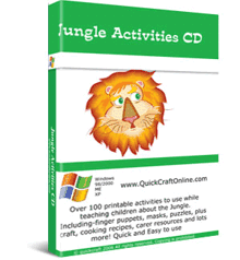 Jungle Themes & Preschool Printables for Kids-Click Here to Get Details!
